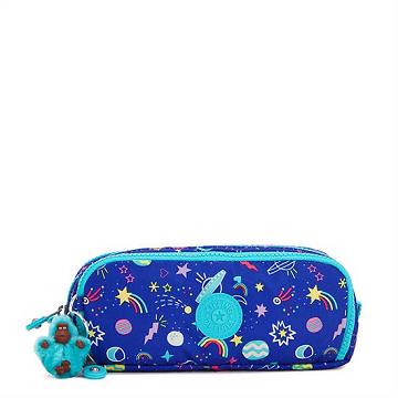 Kipling Gitroy Printed Pencil Case Taske Lilla | DK 2130MQ